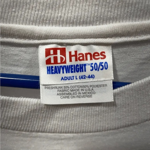 Hanes Vintage Men's White Beef O Brady's Baseball Spring Training T-shirt Large - Picture 7 of 11